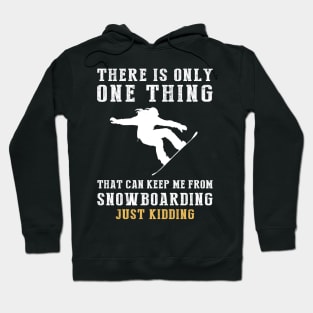 Snowboarding and Slope-side Laughter - Shred with Humor! Hoodie